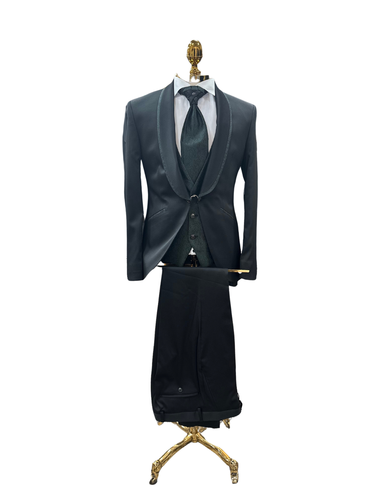 Black Shawl Lapel Dinner Suit