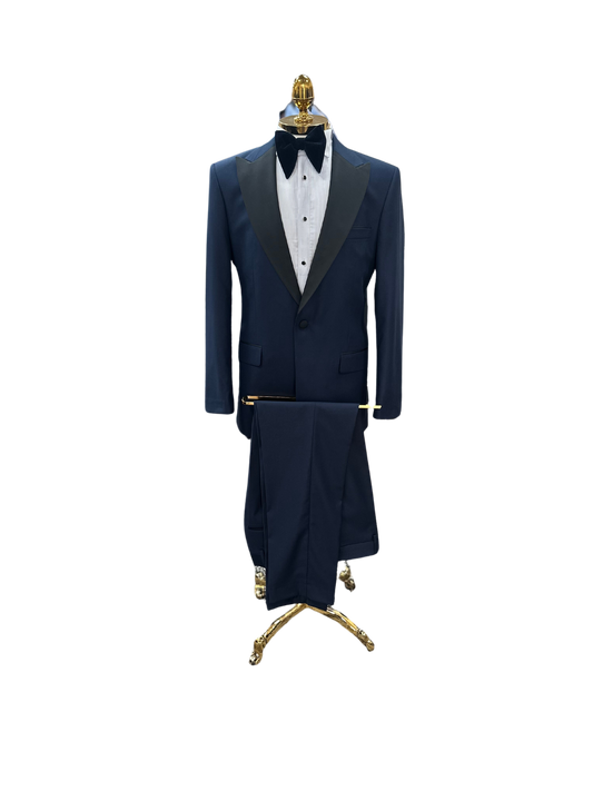 Navy Shawl Lapel Tuxedo