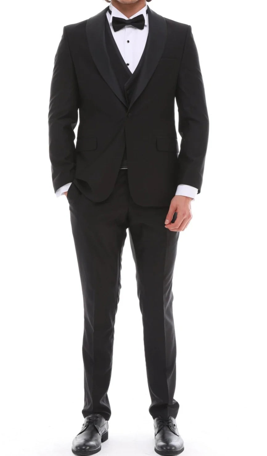 Black Shawl Lapel Tuxedo