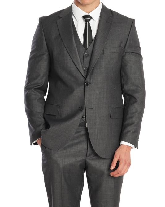 Charcoal Grey Three Piece Suit