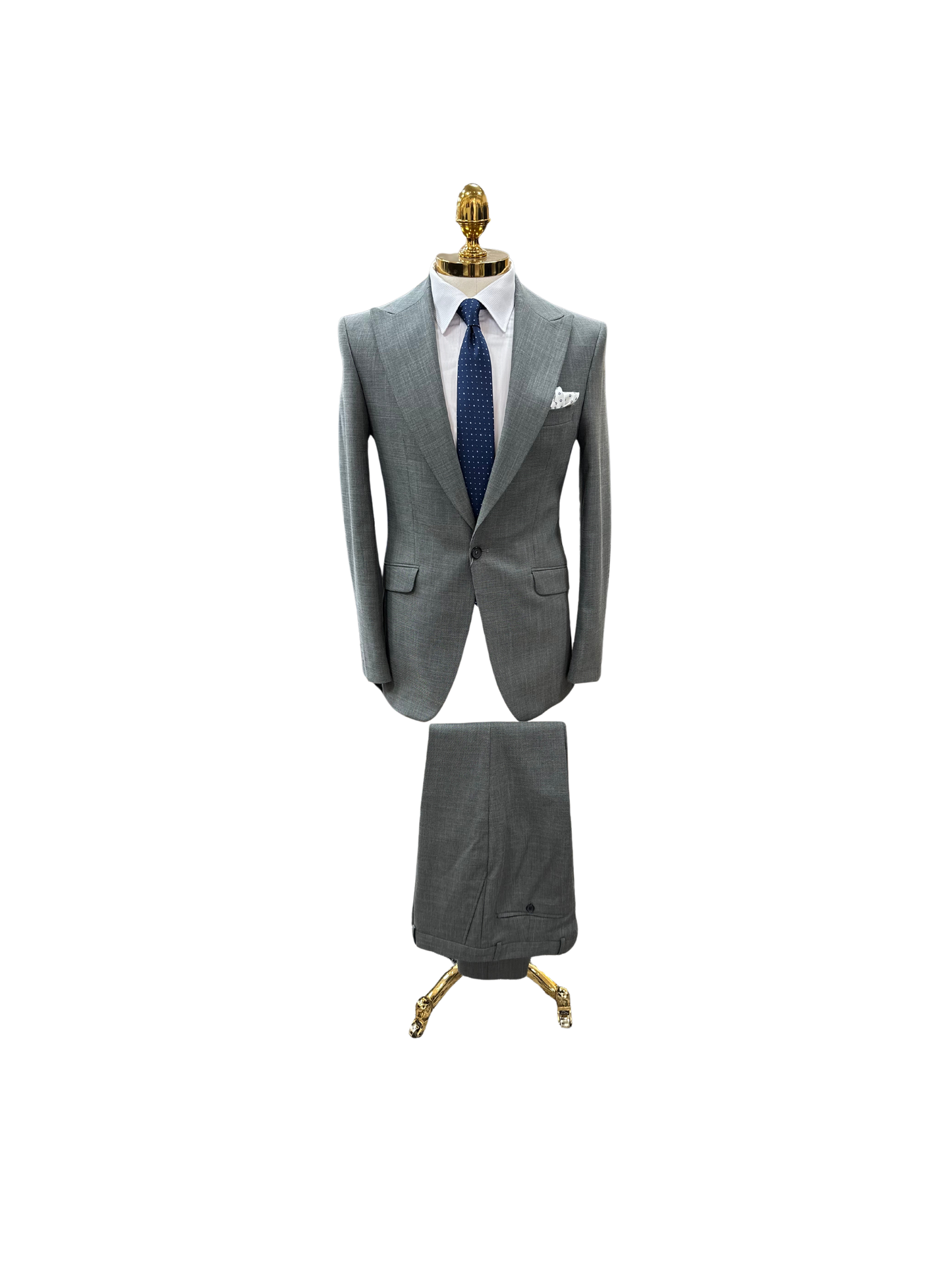 Grey Soft Textured Suit